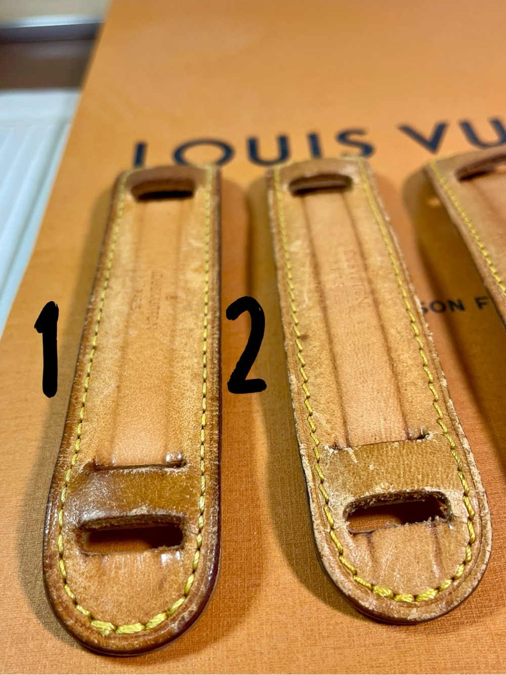 Louis Vuitton Vintage Vachetta MEDIUM 
Replacement Pad - Picture 5 of 16